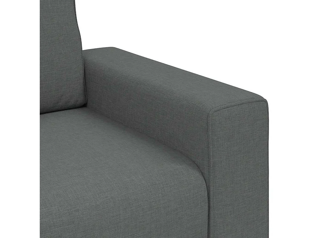 Fauteuil gris foncé 60 cm tissu