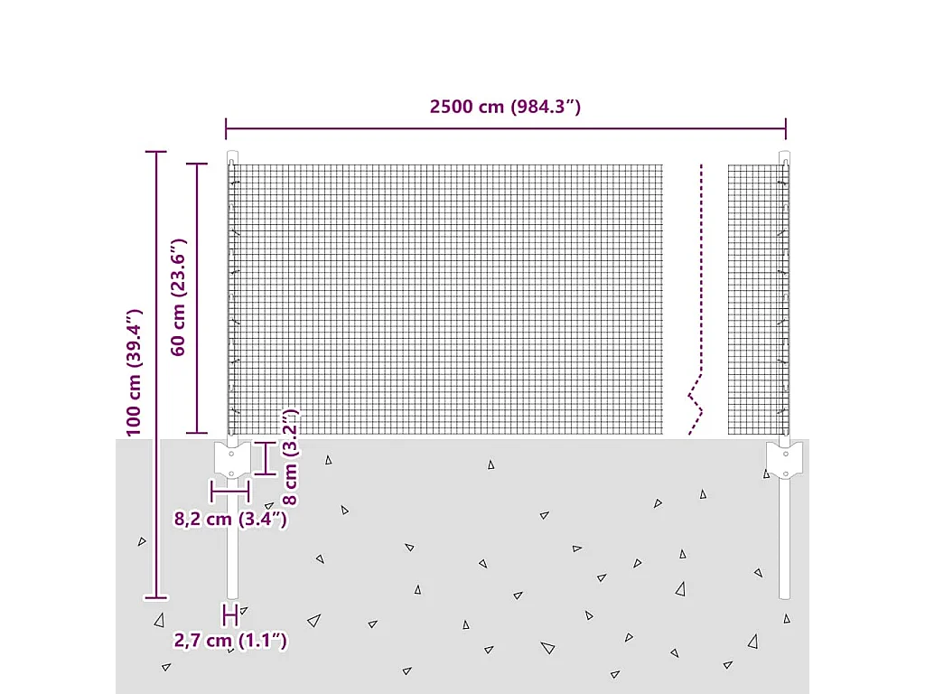 Sofá 3 plazas con reposapiés Terciopelo Negro 180 cm