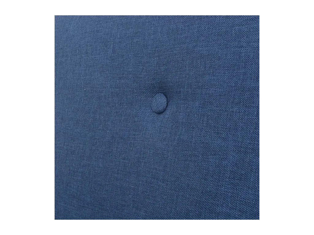 Juego de sofá de 2 piezas de tela azul