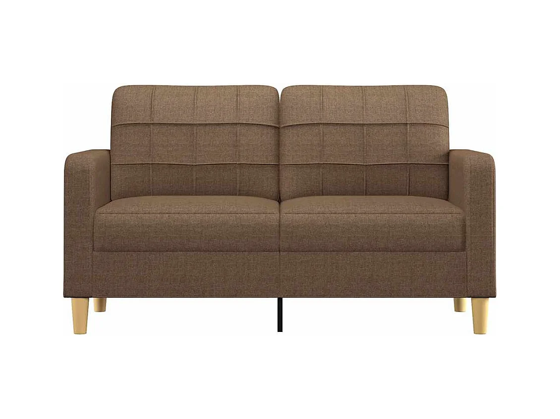 2-zitsbank Bruin 140 cm Stof