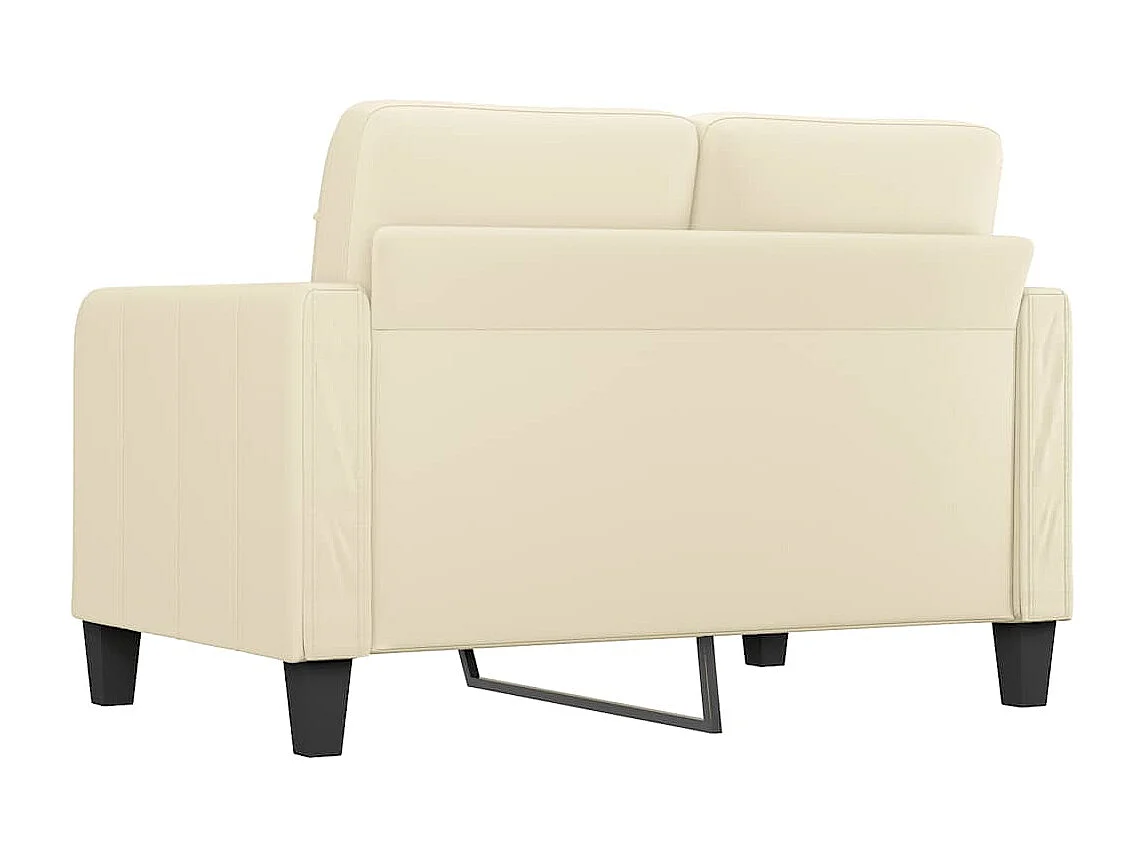 Divano 2 posti Crema 120 cm Similpelle
