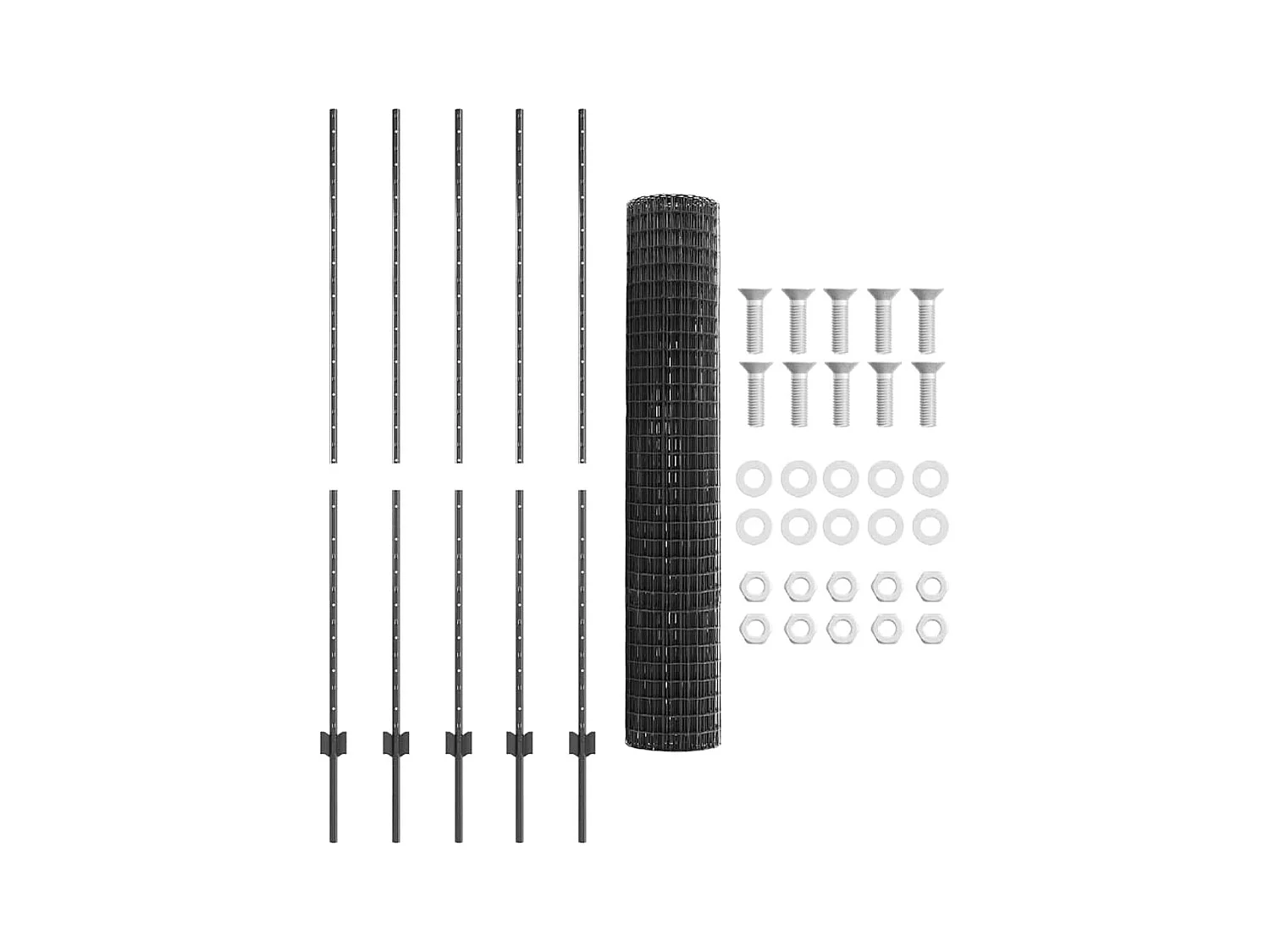 Sofá de dos plazas de piel sintética negra