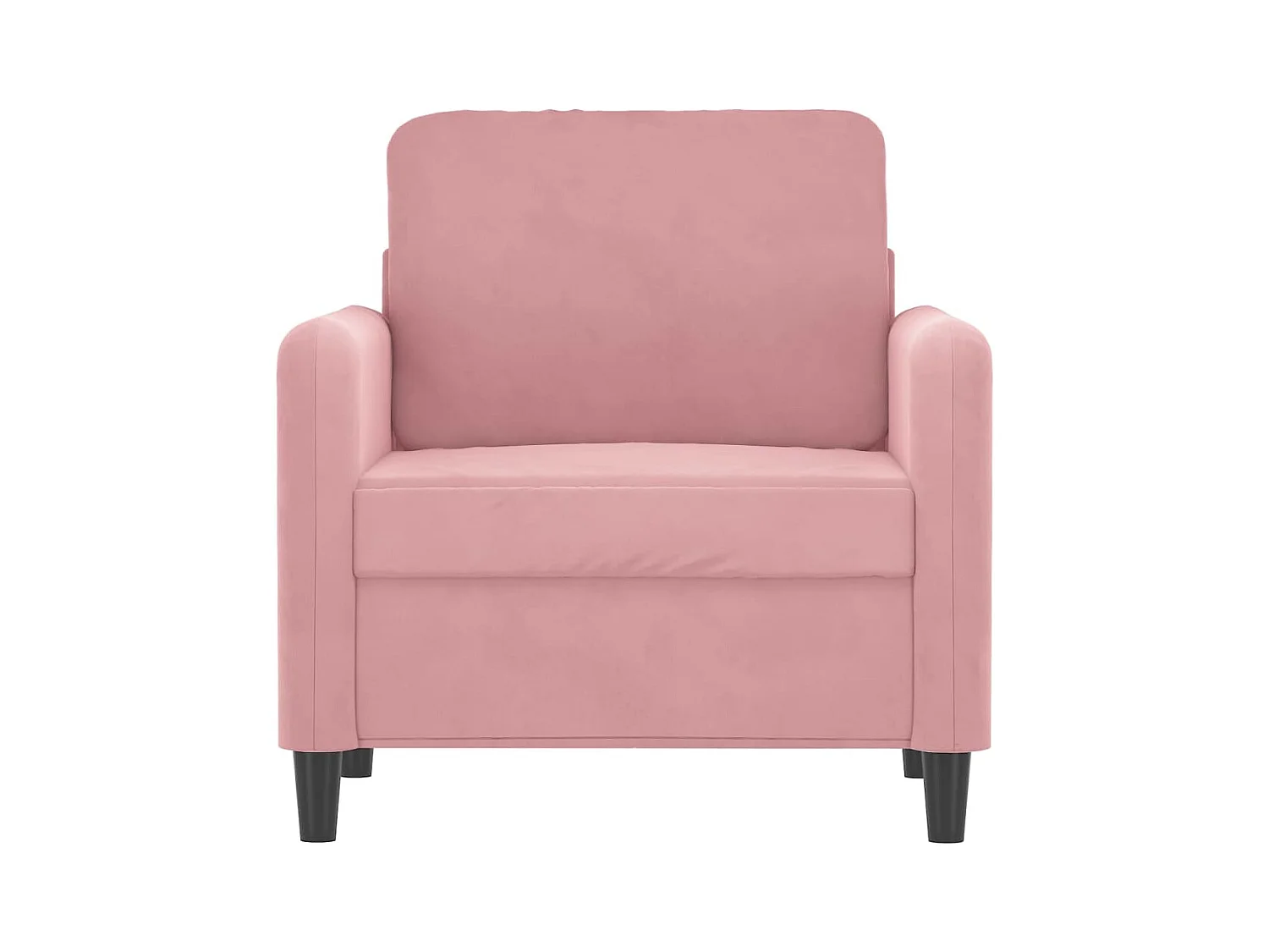 Poltrona Rosa 60 cm Velluto