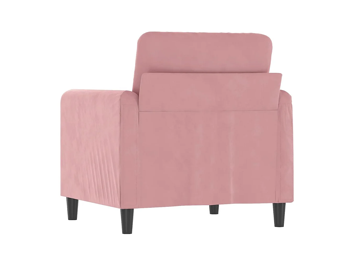 Poltrona Rosa 60 cm Velluto