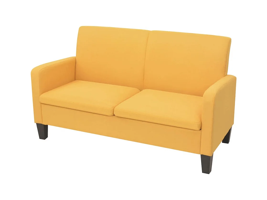 Divano 2 posti 244721 cm giallo