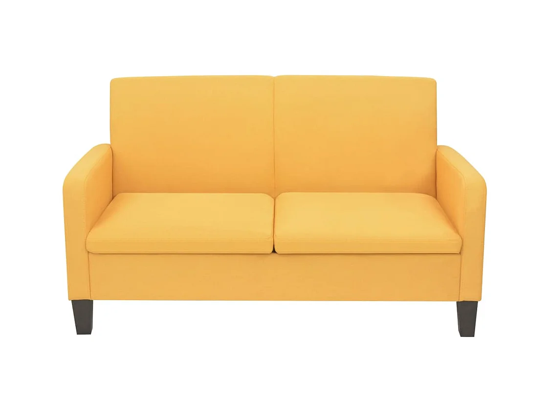 Divano 2 posti 244721 cm giallo