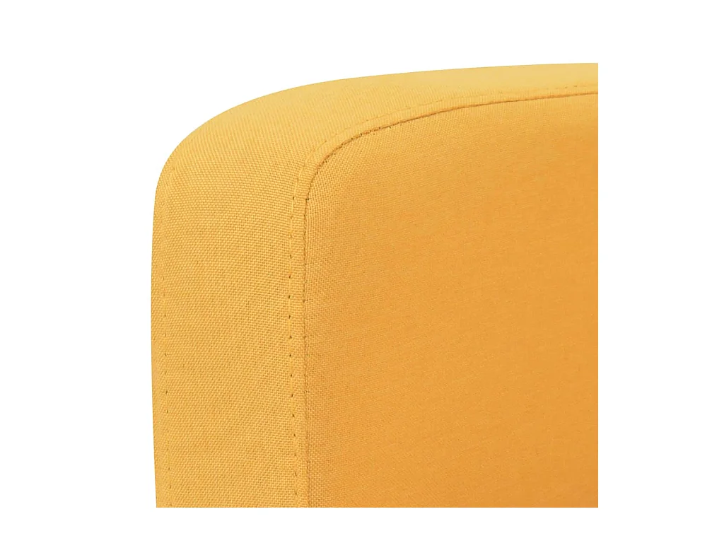 Divano 2 posti 244721 cm giallo