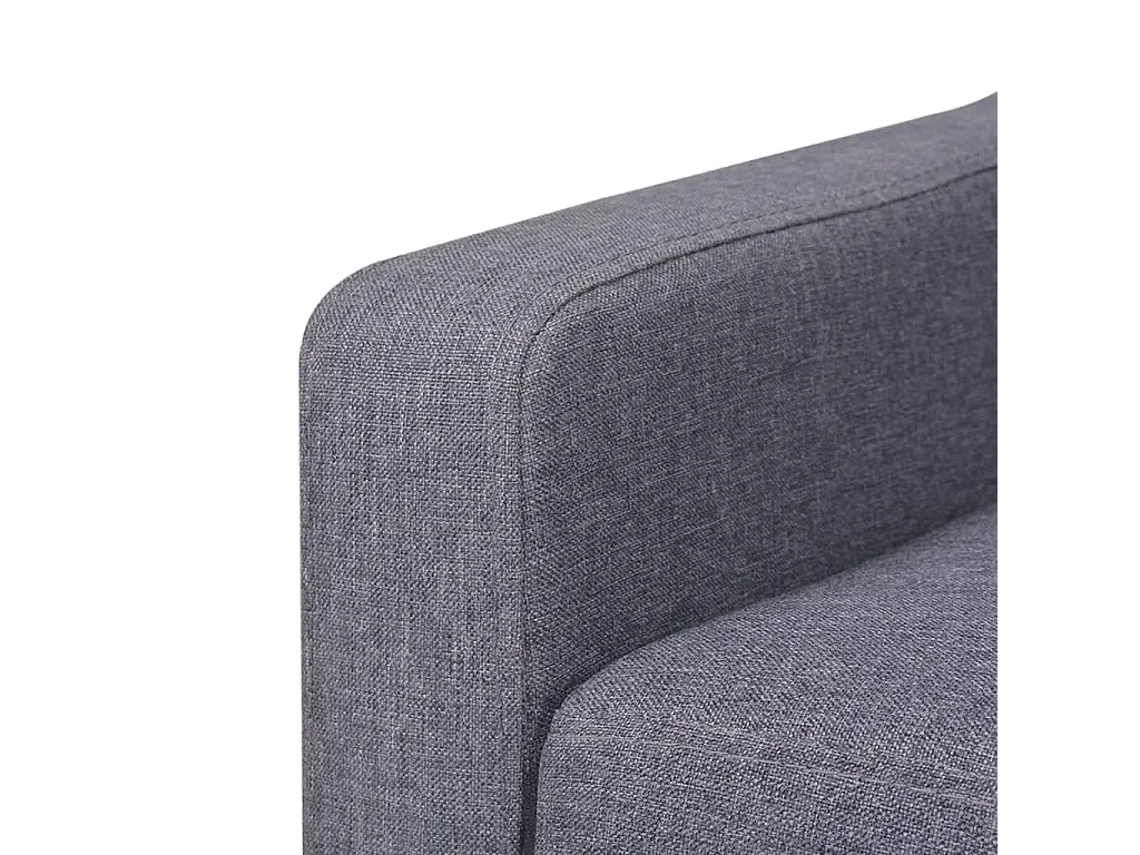 3-Sitzer-Sofa aus grauem Stoff