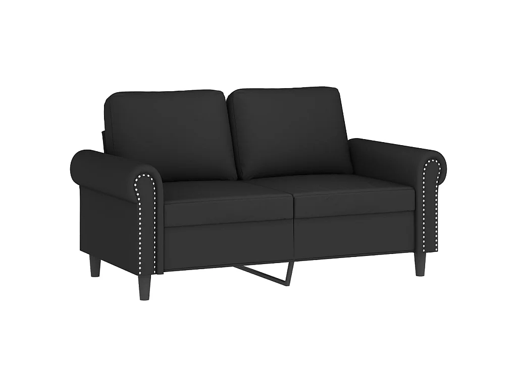 2-teiliges Sofaset mit Kissen Black Velvet
