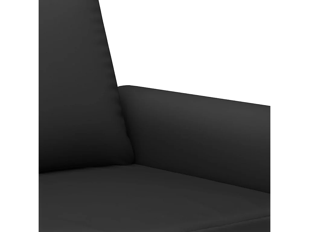 2-teiliges Sofaset mit Kissen Black Velvet