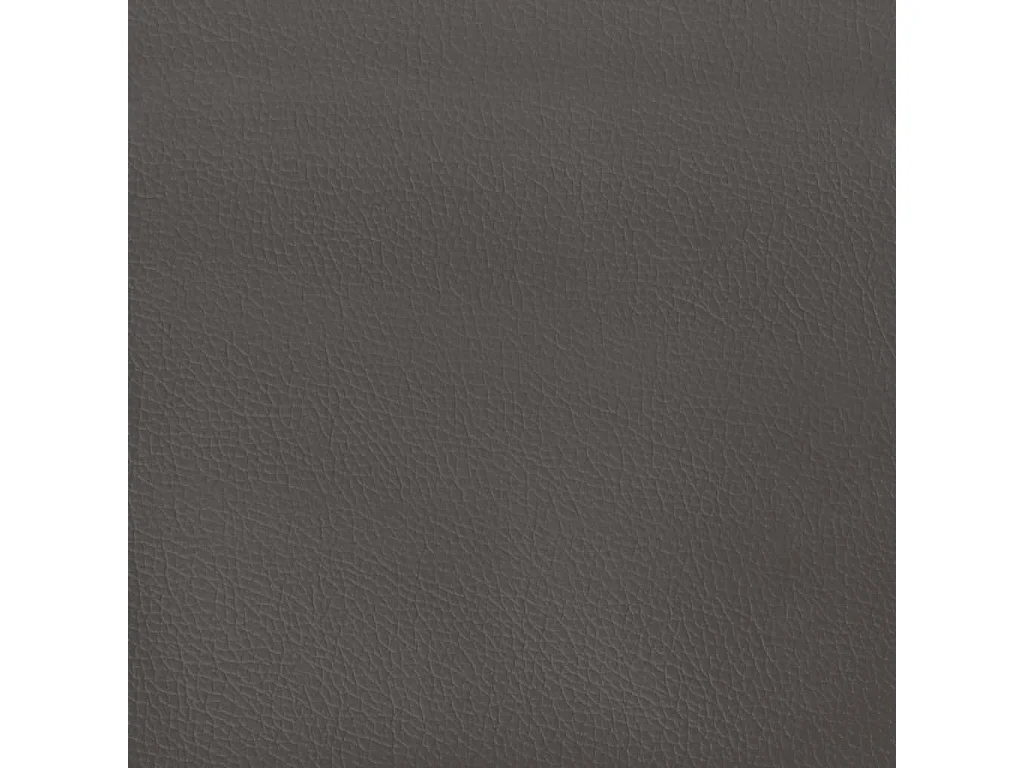 Fauteuil avec repose-pied Gris 60 cm Similicuir