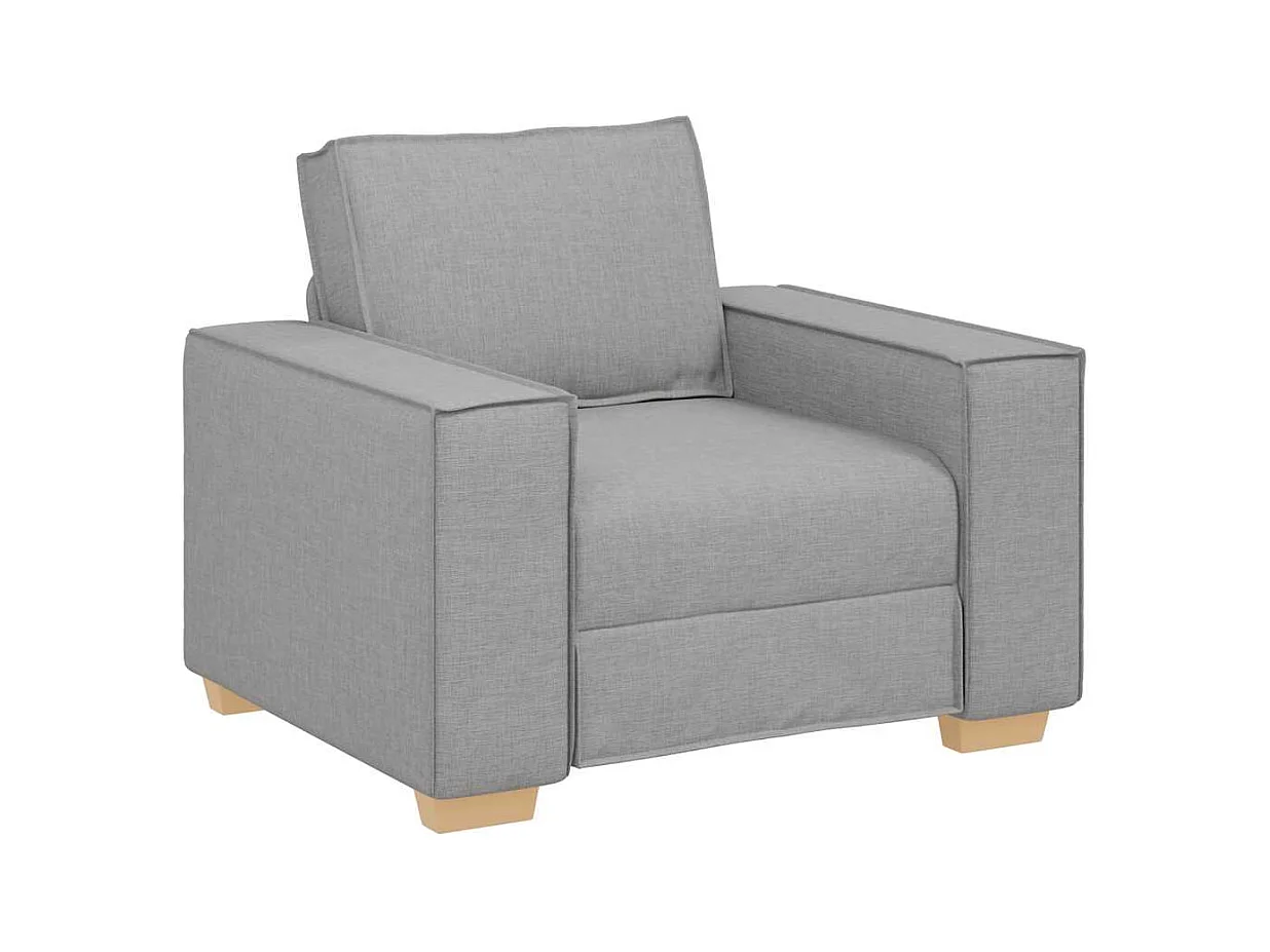 Divano Poltrona Grigio Nuvola 60 cm Tessuto