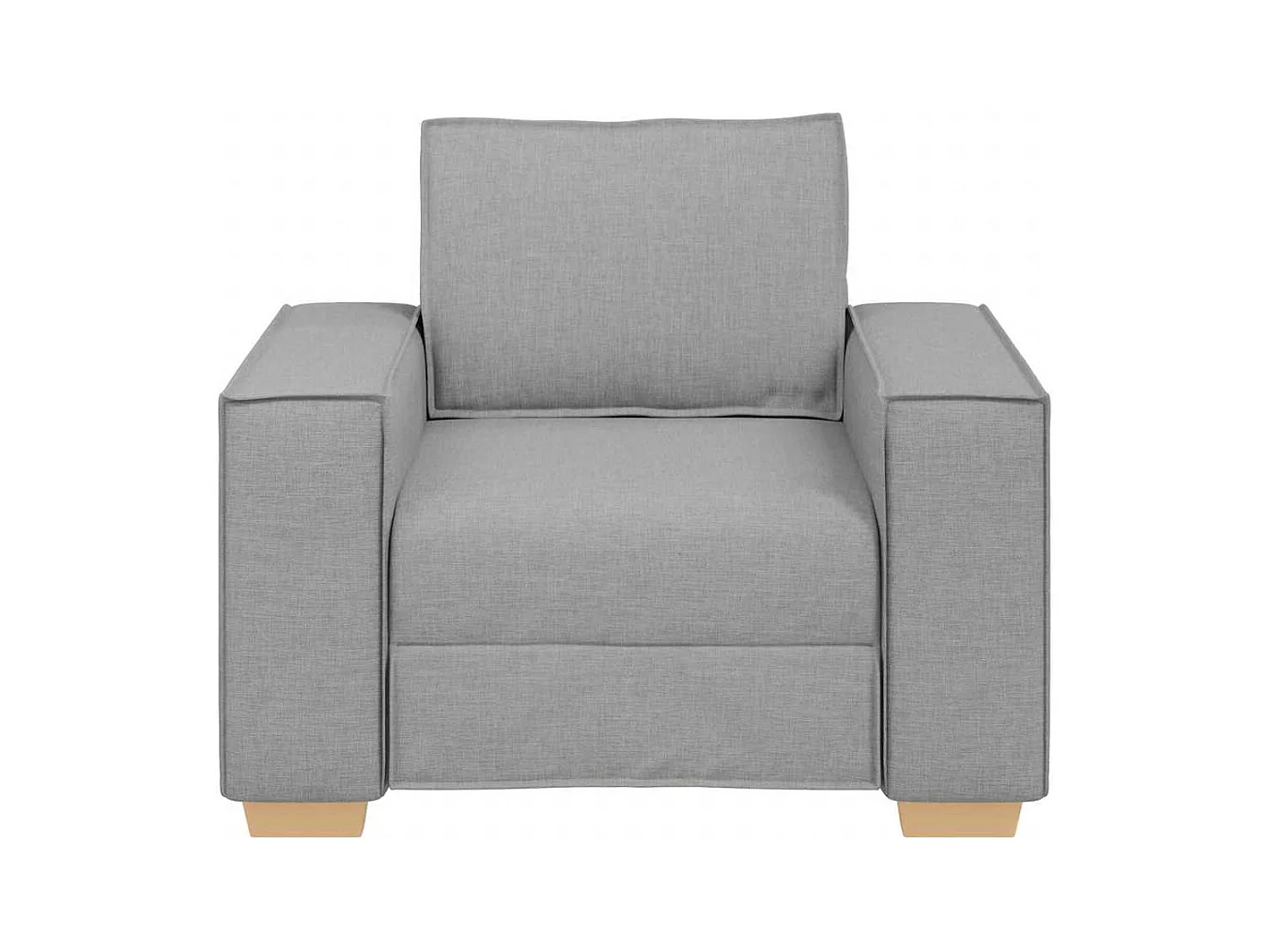 Divano Poltrona Grigio Nuvola 60 cm Tessuto