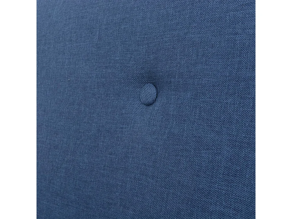Canapé d'angle 3 places en tissu bleu