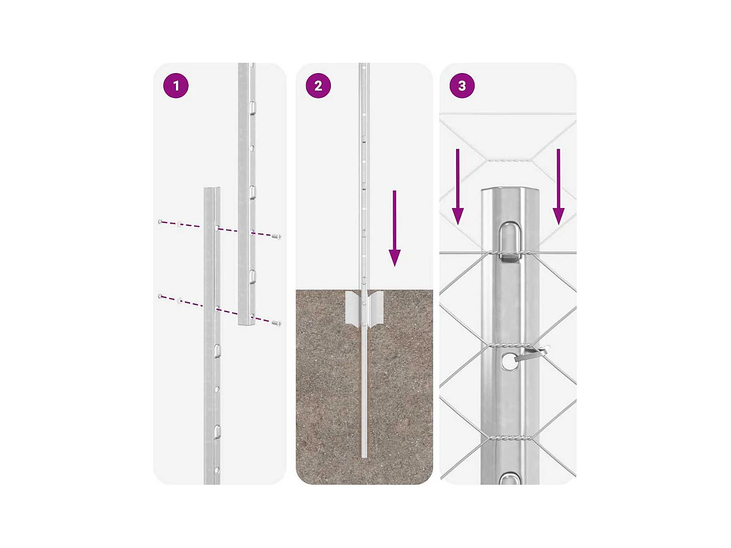 Sofá de 3 plazas con cojines gris claro de terciopelo de 180 cm.