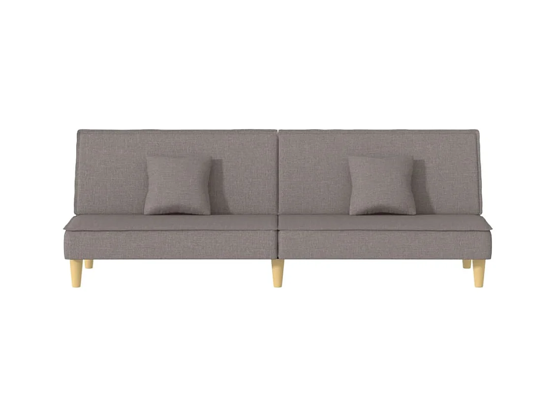 Taupe stoffen slaapbank