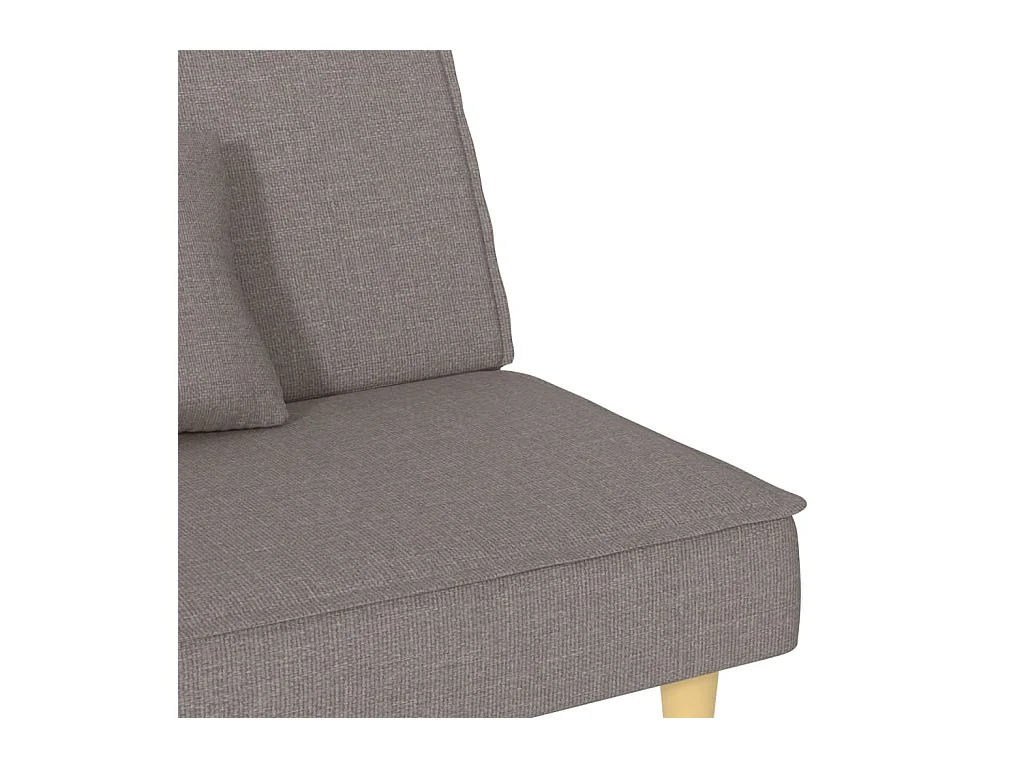 Taupe stoffen slaapbank