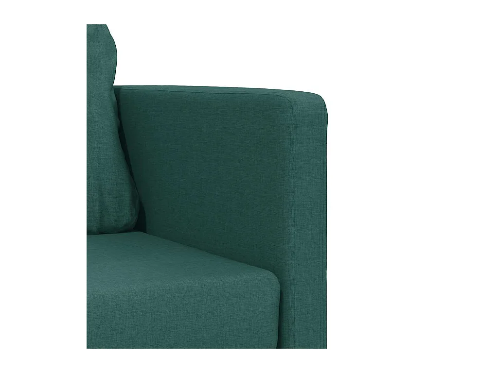 Divano letto 2 in 1 verde scuro 112x174x55 cm tessuto