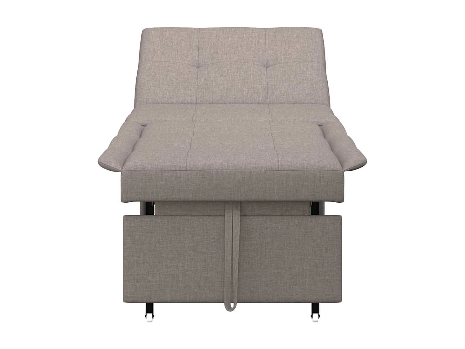 Canapé-Lit Taupe 194 x 67 x 37 cm tissu