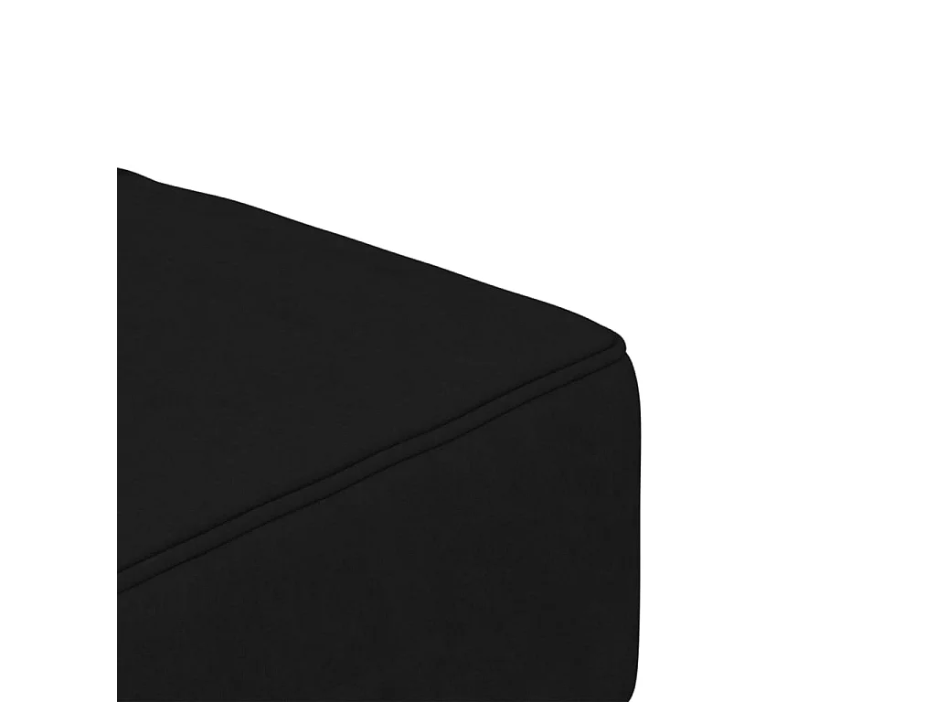 2-zits slaapbank met twee kussens Black Velvet