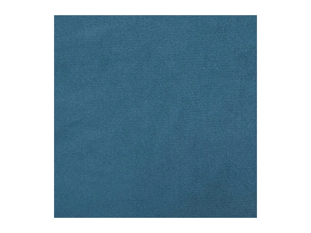 2-Sitzer-Schlafsofa mit Fußhocker aus blauem Samt