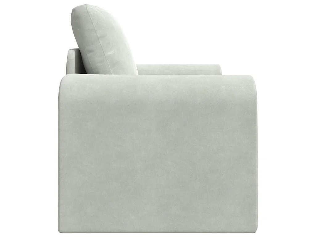 Canapé-Lit Gris clair 98 x 71 x 83 cm Velours
