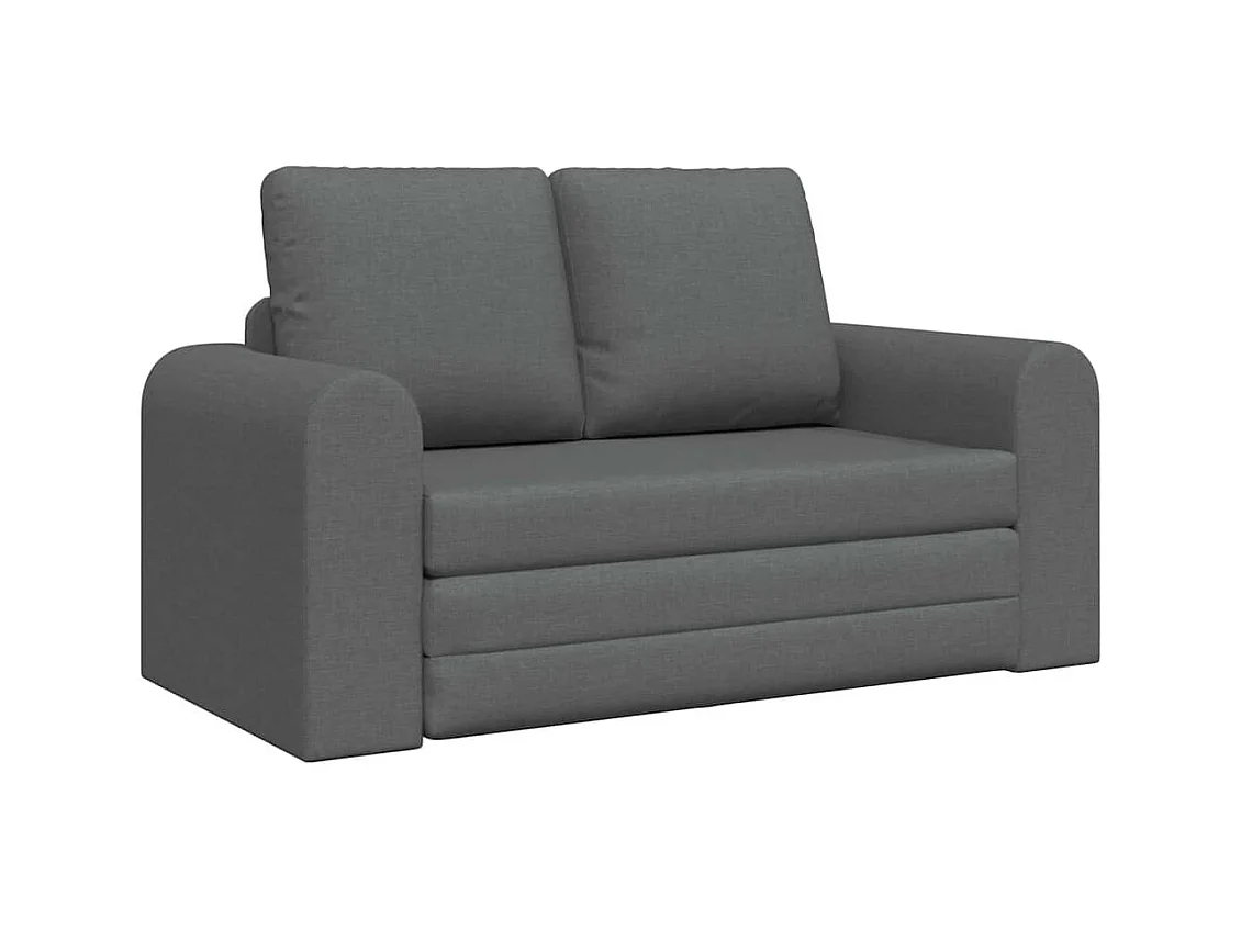 Dunkelgraues Schlafsofa 148 x 71 x 83 cm Stoff