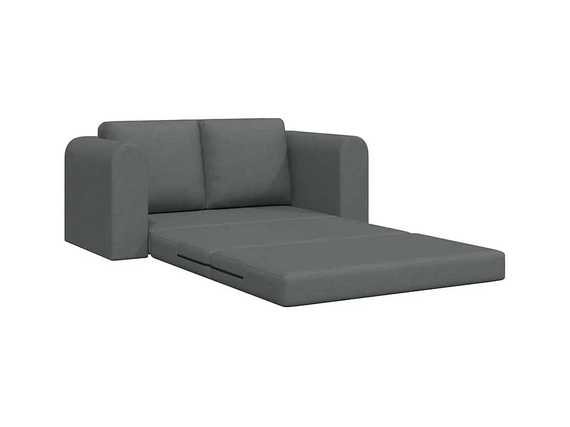 Dunkelgraues Schlafsofa 148 x 71 x 83 cm Stoff