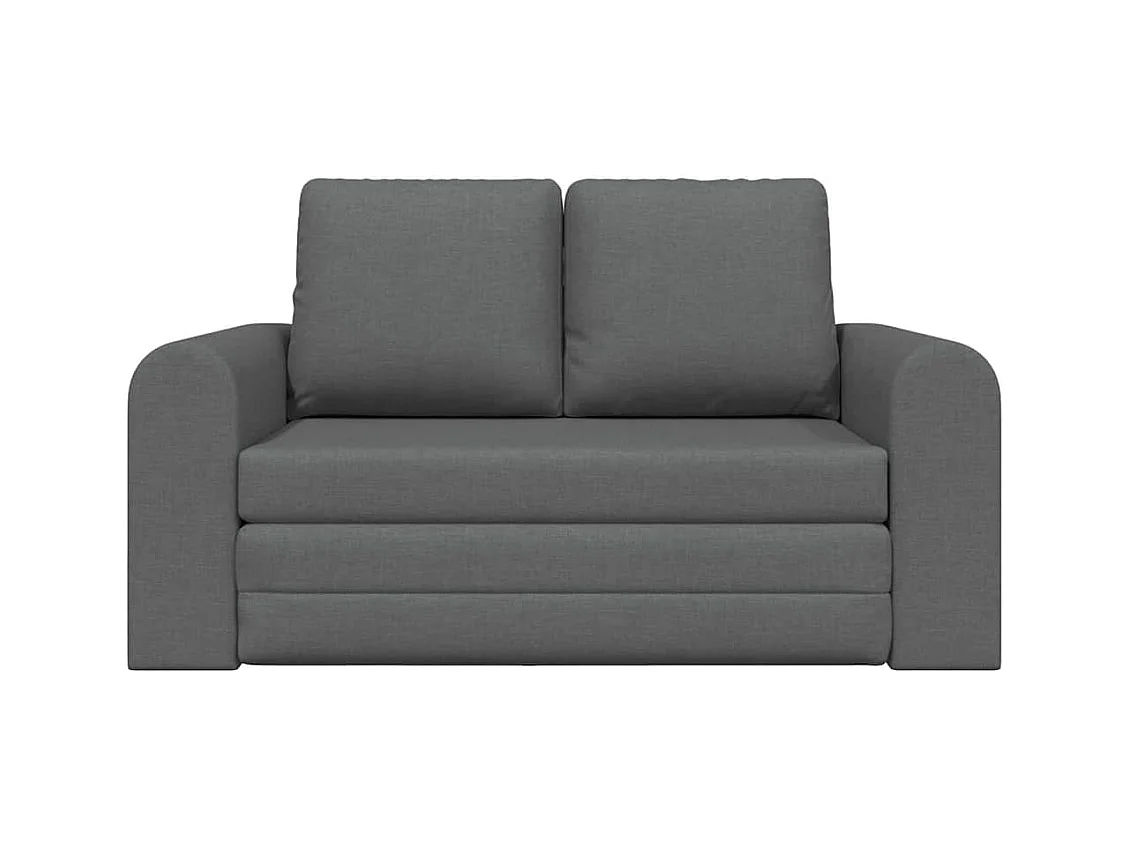 Dunkelgraues Schlafsofa 148 x 71 x 83 cm Stoff