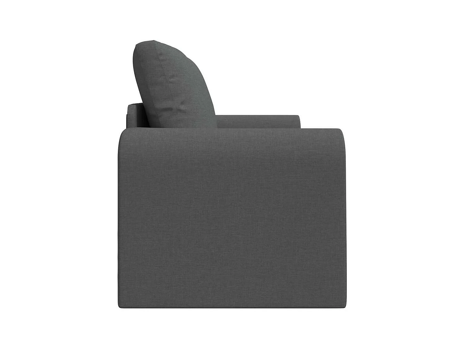 Dunkelgraues Schlafsofa 148 x 71 x 83 cm Stoff