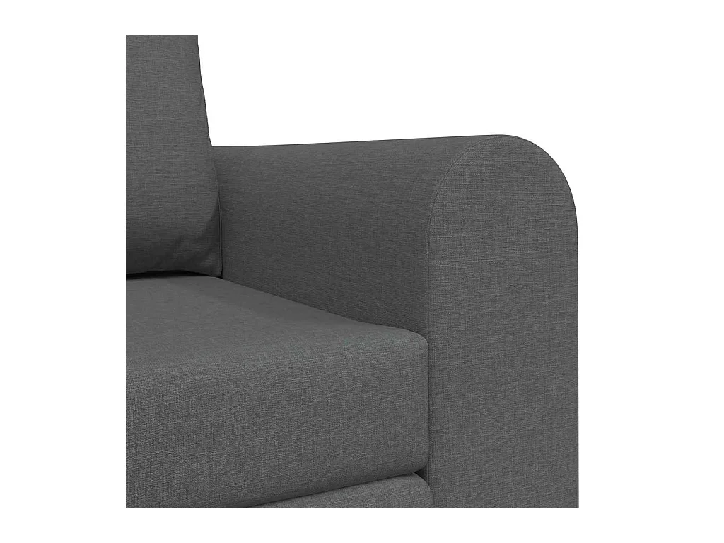 Dunkelgraues Schlafsofa 148 x 71 x 83 cm Stoff