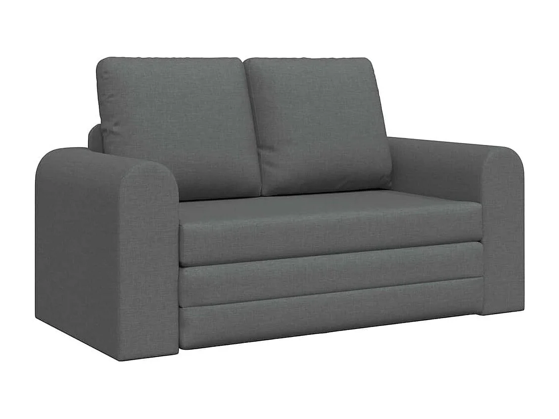 Canapé-Lit Gris foncé 148 x 71 x 83 cm tissu