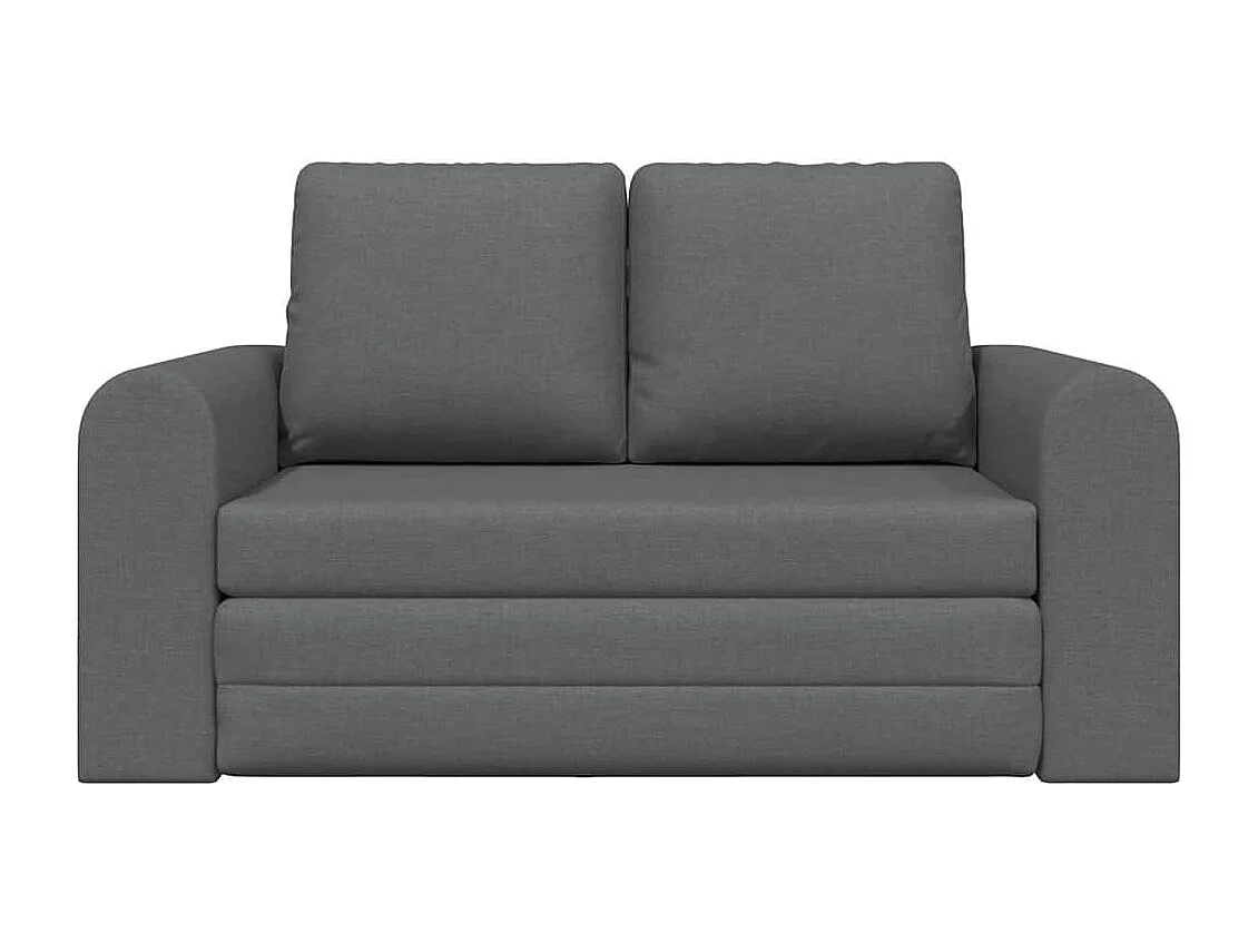 Canapé-Lit Gris foncé 148 x 71 x 83 cm tissu