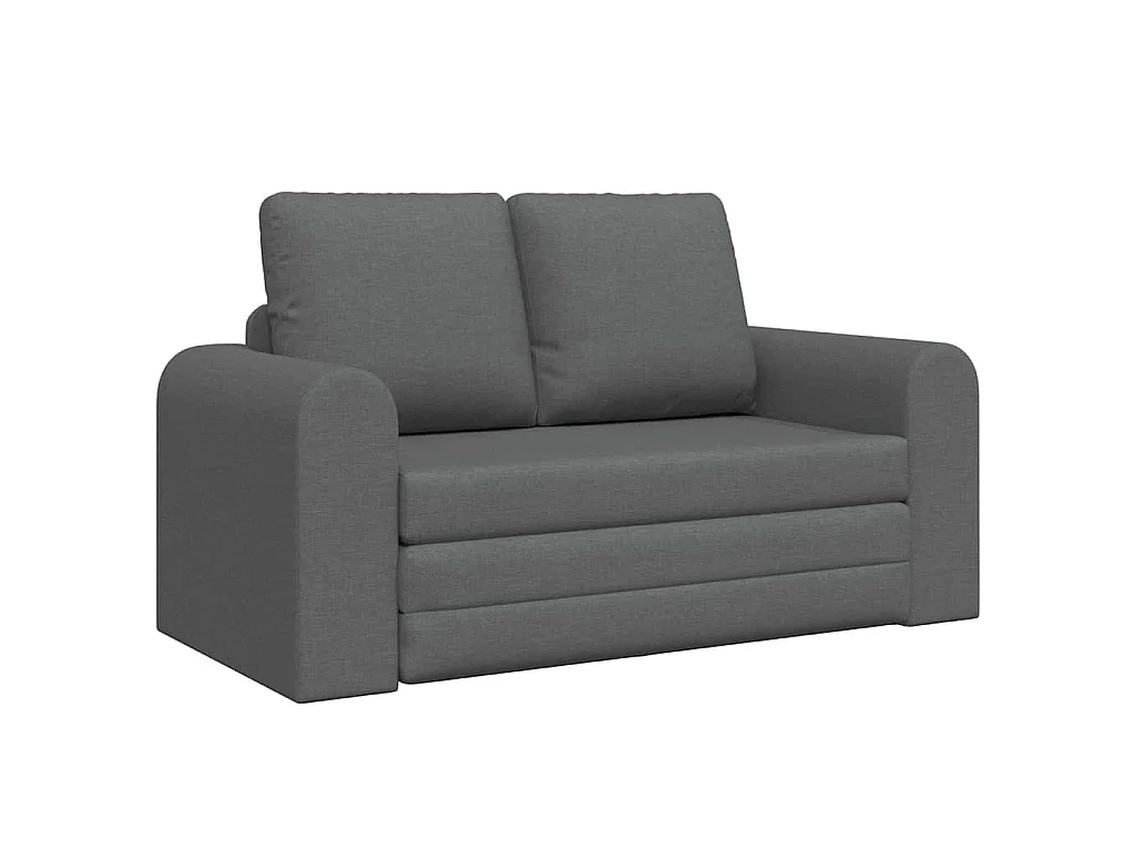 Dunkelgraues Schlafsofa 148 x 71 x 83 cm Stoff