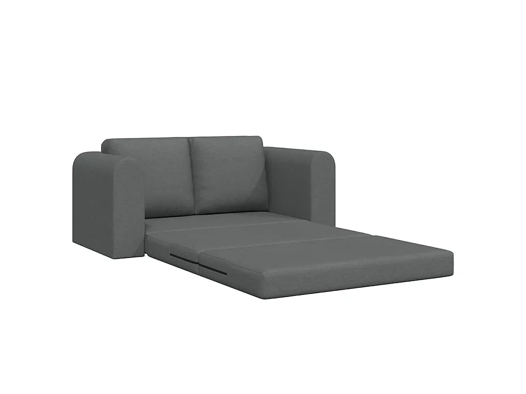 Dunkelgraues Schlafsofa 148 x 71 x 83 cm Stoff