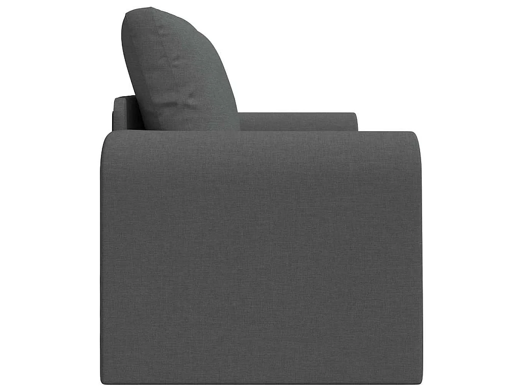 Dunkelgraues Schlafsofa 148 x 71 x 83 cm Stoff