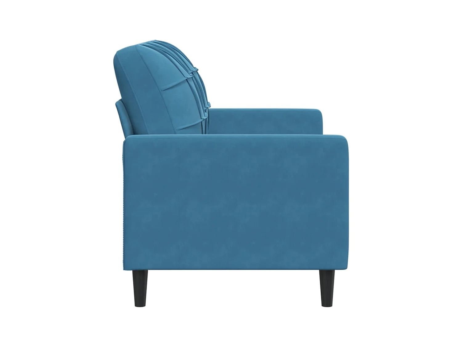 2-Sitzer-Sofa Blau 120 cm Samt