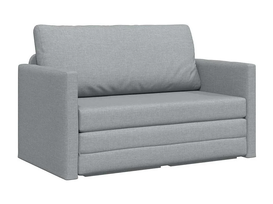 Canapé-Lit Gris clair 124 x 71 x 78 cm tissu