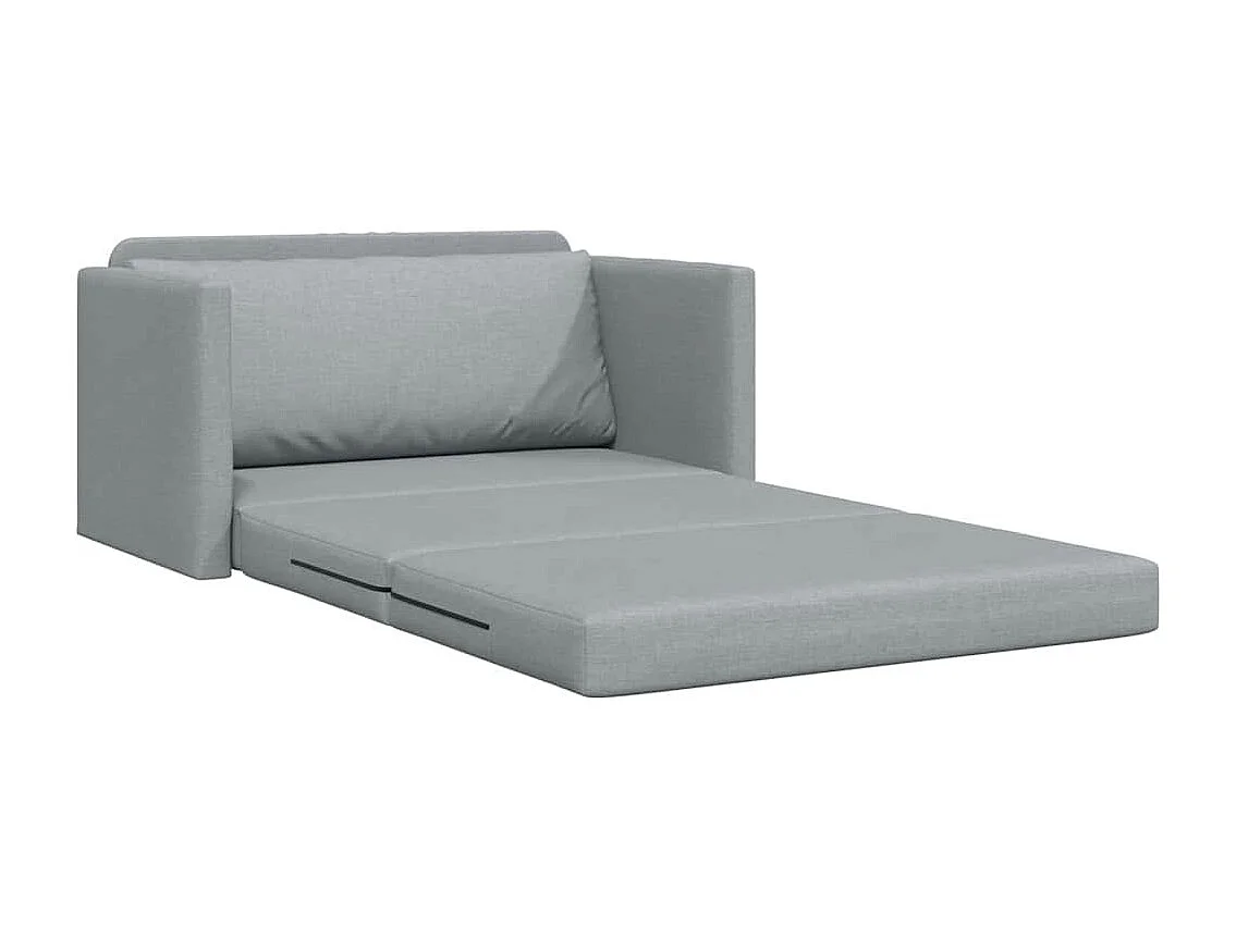 Canapé-Lit Gris clair 124 x 71 x 78 cm tissu
