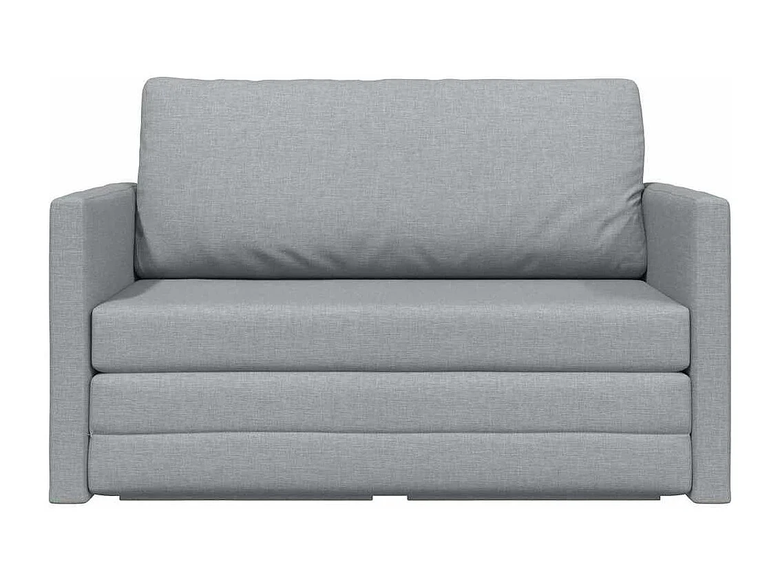 Canapé-Lit Gris clair 124 x 71 x 78 cm tissu