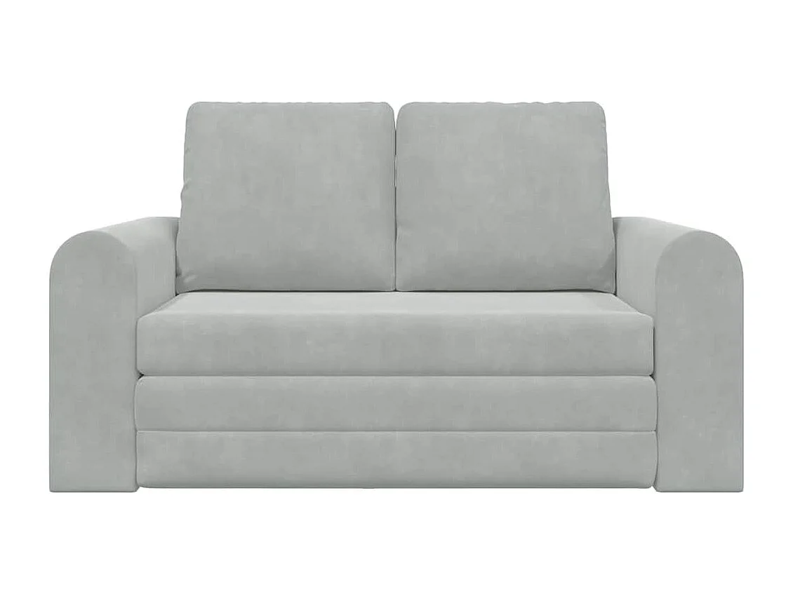 Canapé-Lit Gris clair 148 x 71 x 83 cm Velours