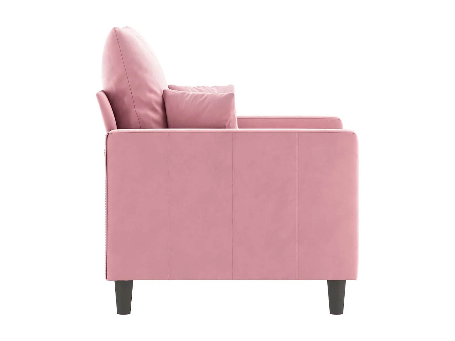 Sillón Rosa 60 cm Terciopelo