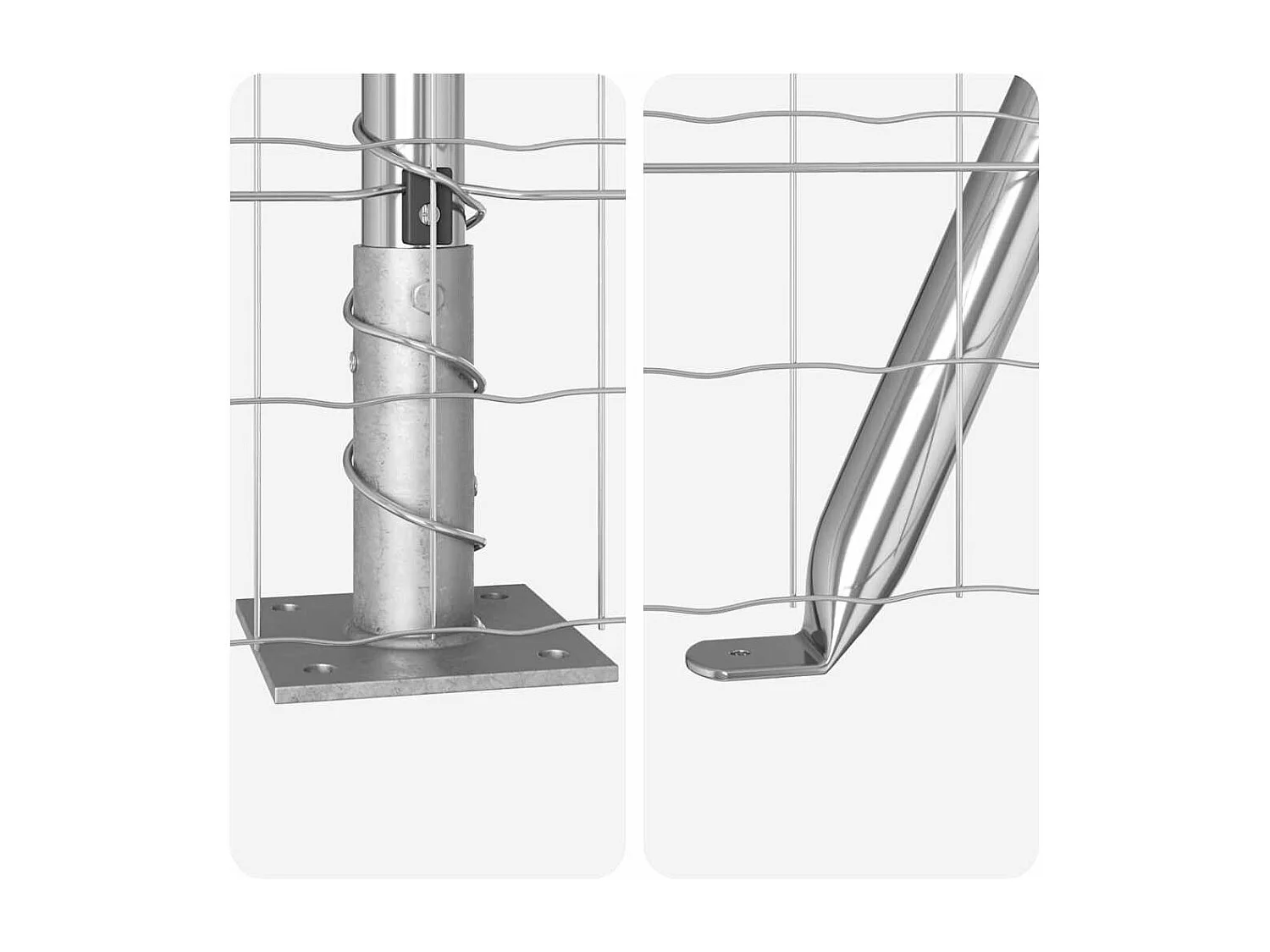 Modulaire bankeenheid zonder armleuningen lichtgrijs