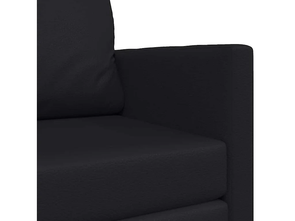 Canapé-Lit Noir 124 x 71 x 78 cm Cuir artificiel