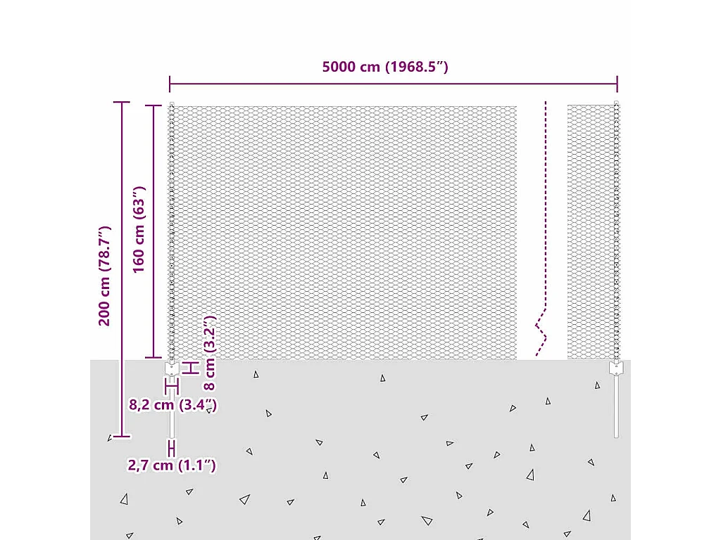 2-delige Chesterfield bank en kussenset in bruin