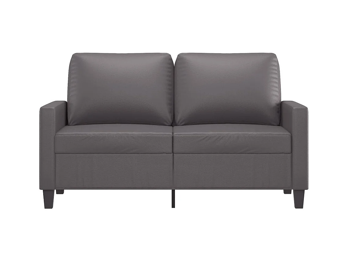 2-zitsbank Grijs 120 cm Kunstleer