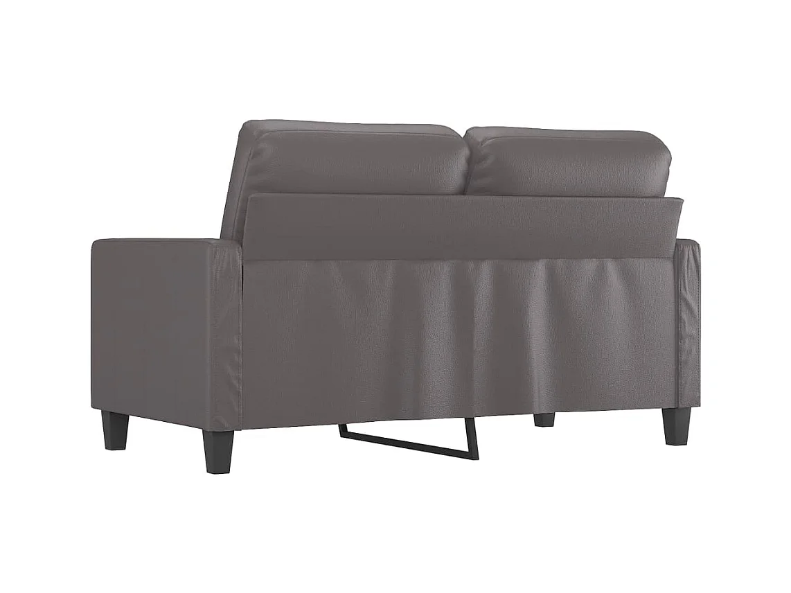 2-zitsbank Grijs 120 cm Kunstleer