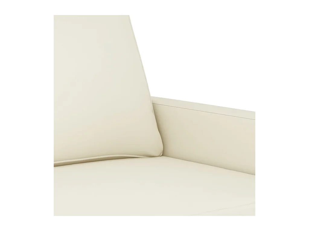 Sofá 2 plazas Crema 140 cm Terciopelo