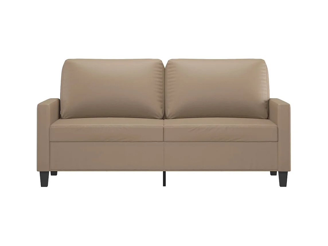 2-zits Cappuccino bank 140 cm Kunstleer