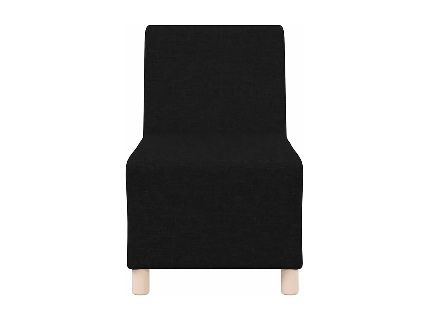 Modulaire bank zonder armleuningen Zwart 55 cm Stof